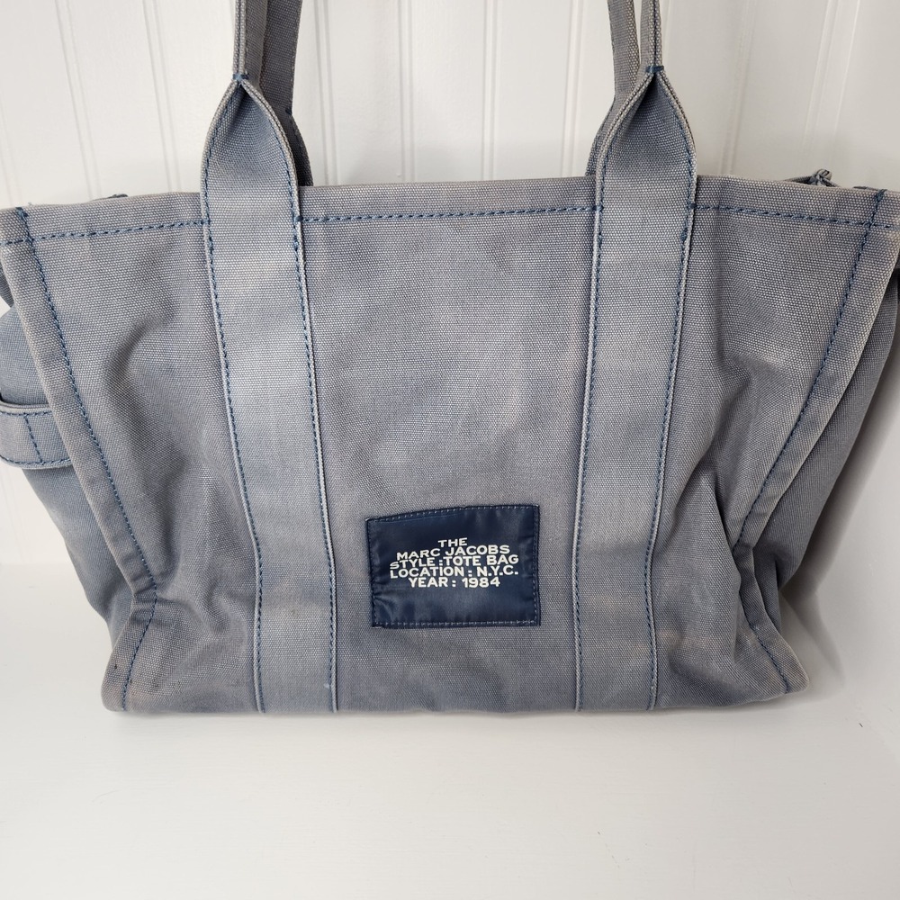 Marc Jacobs the Large Tote Bag M0016156-481 - Blue Shadow - Picture 2 of 16